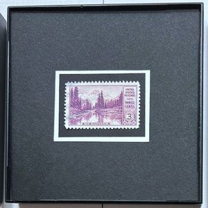 1933 Grand Canyon National Park - Framed Postage Stamp - Vintage Original USA